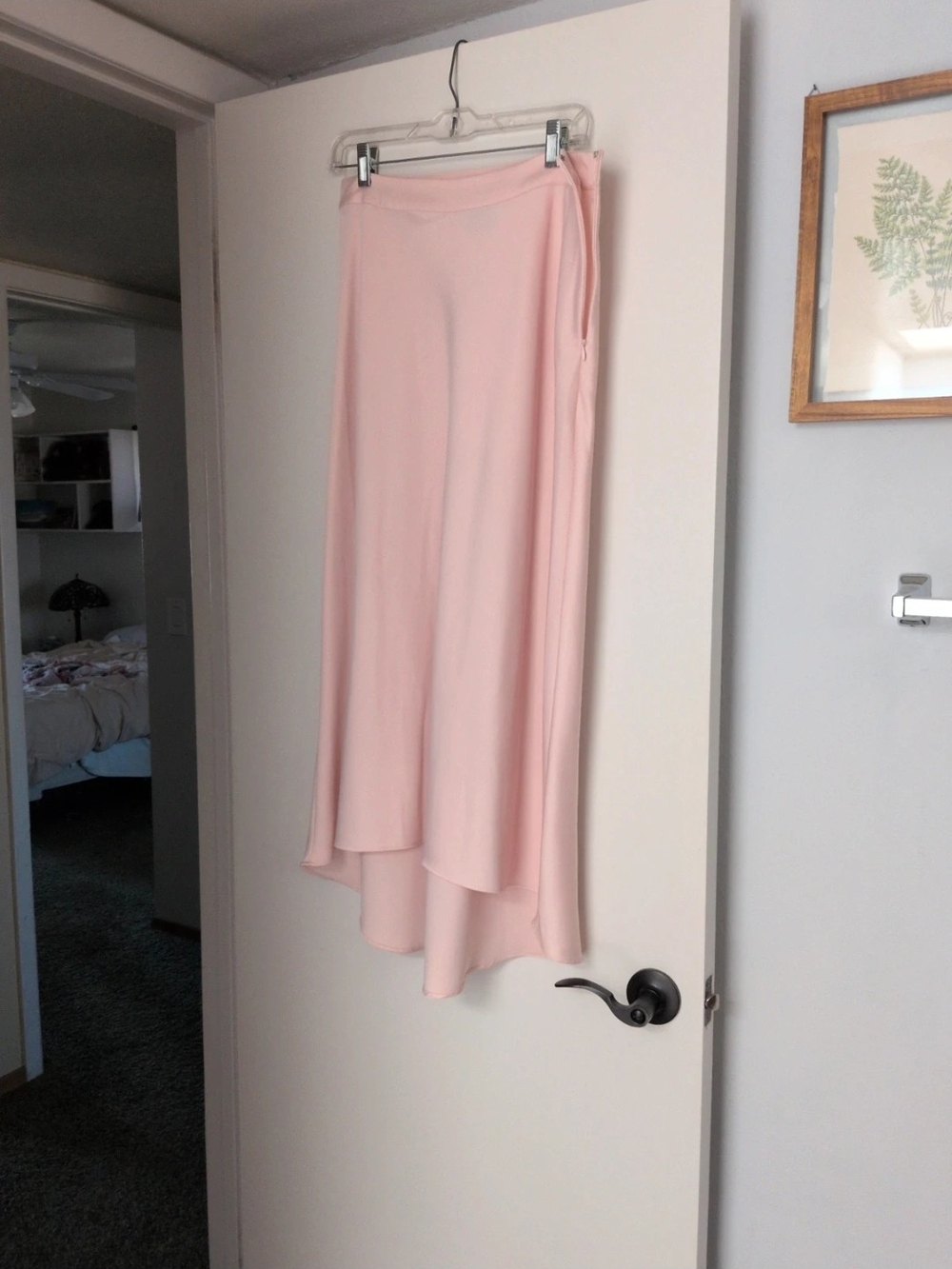 Moschino Light Pink High-Low Maxi Skirt